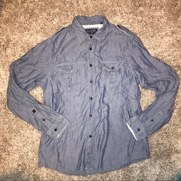 Guess Button Up Shirt - Picture 1 of 4